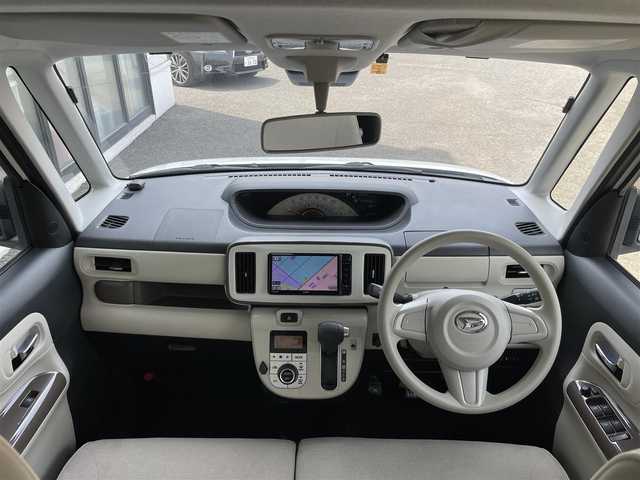 ダイハツ ムーヴ キャンバス X メイクアップ SA Ⅲ 道央・札幌 2018(平30)年 5.3万km パールホワイトⅢ/スムースグレーマイカメタリック 2トーン ４WD/社外SDナビ/CD/DVD/BT/フルセグ/スマートアシストIII/衝突被害軽減ブレーキ/横滑り防止装置/レーンキープアシスト/リアコーナーセンサー/ETC/アイドリングストップ/両側スライドドア/プッシュスタート/スマートキー/ハロゲンヘッドライト/オートライト/オートハイビーム/フォグランプ/ヘッドライトレベライザー/電動格納ミラー/純正フロアマット/ドアバイザー/純正エンジンスターター