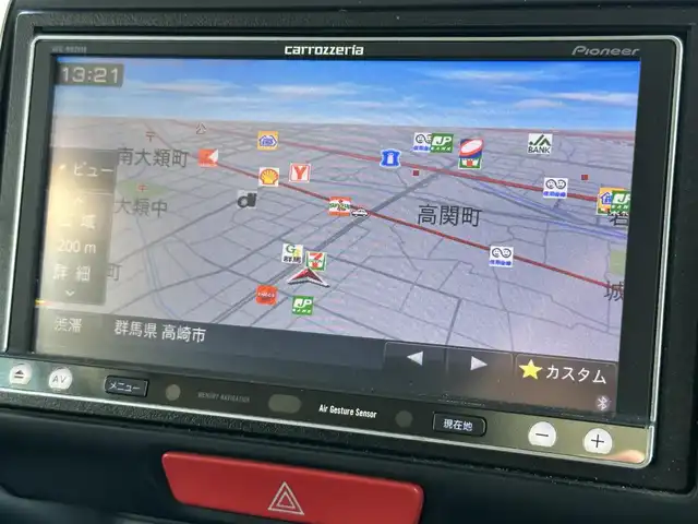 ホンダ Ｎ ＢＯＸ カスタム G ターボ Aパッケージ 群馬県 2014(平26)年 11.8万km パール シティブレーキ/ナビゲーション　/フルセグテレビ　/CD＆DVD　/バックカメラ　/ETC　/キセノンライト　/スマートキー　/両パワースライドドア　/無限グリル　/１５インチ社外アルミホイール　/保証書　/取説　/整備手帳