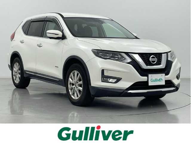日産 エクストレイル ハイブリッド 20Xi 熊本県 2018(平30)年 5.4万km ブリリアントホワイトパール 純正9インチナビMM517D-L/全周囲カメラ/衝突被害軽減システム/クルーズコントロール/横滑り防止装置/ETC/前方ドライブレコーダー/前後クリアランスソナー/LEDヘッドライト/オートライト/純正17インチAW/プロパイロット/プッシュスタート/スマートキー/純正フロアマット