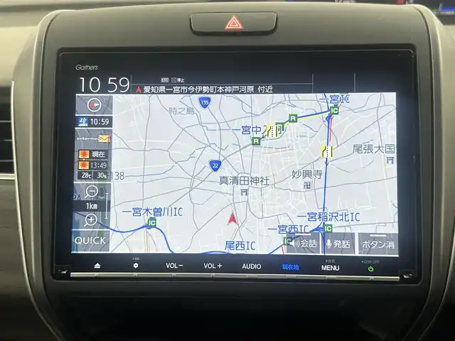 ホンダ フリード ハイブリット EX 愛知県 2019(令1)年 8.9万km プレミアムスパークルブラックパール ホンダセンシング/・衝突軽減ブレーキ〈CMBS〉/・誤発進抑制機能/・LKAS〈車線維持支援システム〉/・歩行者事故低減ステアリング/・路外逸脱抑制機能/・先行車発進お知らせ機能/・標識認識機能/ACC〈アダプティブ・クルーズ・コントロール〉/純正９インチナビ VXM-197VFNi/・フルセグTV/CD/DVD/SD REC/USB/Bluetooth/バックカメラ/ビルドインETC/前後ドライブレコーダー/前席シートヒーター/両側パワースライドドア/Ｓパッケージ/・本革巻ステアリングホイール/・コンビシート&専用インテリア/・15インチアルミホイール/・シートバックアッパーポケット/LEDヘッドライト＋アクティブコーナリングライト/Ｃパッケージ/・プラズマクラスター技術搭載フルオート・エアコンディショナー/・ロールサンシェイド/・コンフォートビューパッケージ/（ヒーテッドドアミラー＋熱線入りフロントウインドウ）