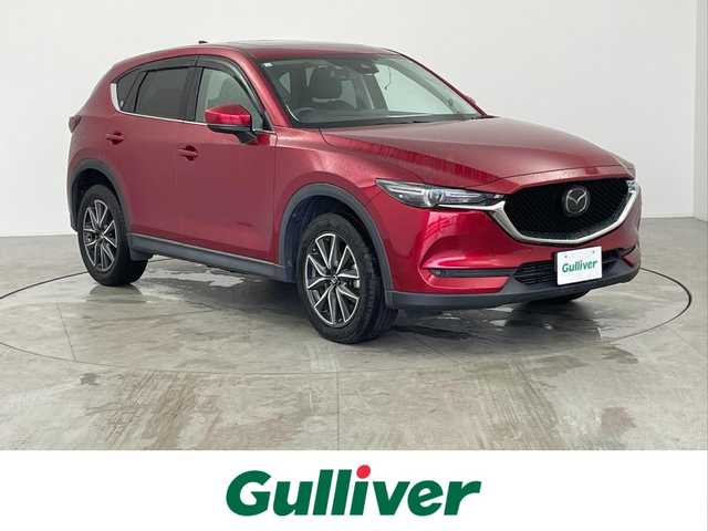 マツダ ＣＸ－５ XD Lパッケージ 愛知県 2017(平29)年 3.6万km ソウルレッドクリスタルM XD Lパッケージ/ディーゼル車/開閉式サンルーフ/BOSEサウンドシステム/前席シートヒーター/ステアリングヒーター/純正ナビ/（CD/DVD/BT/フルセグ）/バックカメラ/ドラレコ/ETC/衝突軽減システム/車線逸脱抑制/コーナーセンサー/横滑り防止/アイドリングストップ/MTモード/フォグランプ/純正AW/ドアバイザー