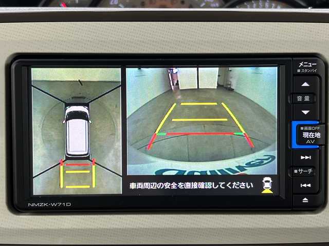 ダイハツ ムーヴ キャンバス G メイクアップ リミテッド　SAⅢ 新潟県 2019(平31)年 1.8万km パールホワイトⅢ/ナチュラルベージュマイカメタリック 2トーン 純正メモリナビ/フルセグ/NMZK-W710/　CD/SD/DVD/Bluetooth/全周囲カメラ/両側パワースライドドア/スマートキー/衝突被害軽減ブレーキ/LEDヘッドライト/オートライト/オートハイビーム/フォグランプ/プッシュスタート/電動格納式ミラー/ETC/取扱説明書/スペアキー