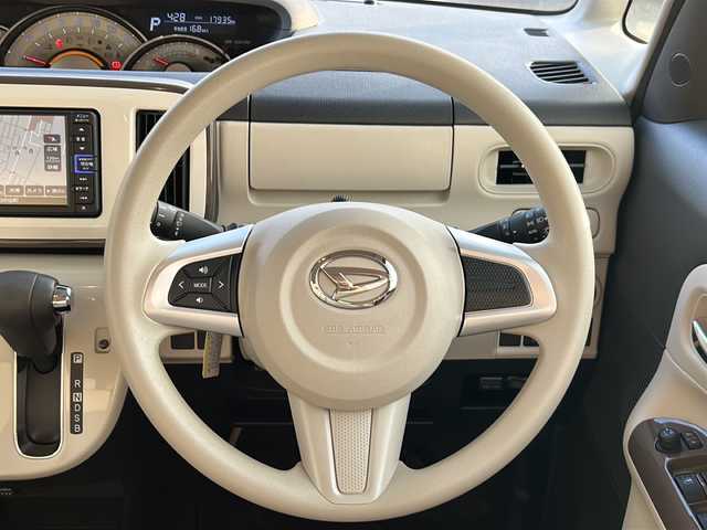 ダイハツ ムーヴ キャンバス G メイクアップ リミテッド　SAⅢ 石川県 2019(平31)年 1.8万km パールホワイトⅢ/ナチュラルベージュマイカメタリック 2トーン 純正ナビ/全方位カメラ/ETC/ドライブレコーダー（前方のみ）/両側パワースライドドア/スマートキー/衝突被害軽減ブレーキ/LEDヘッドライト/W+サイドエアバック/プッシュスタート/電動格納式ミラー/取扱説明書