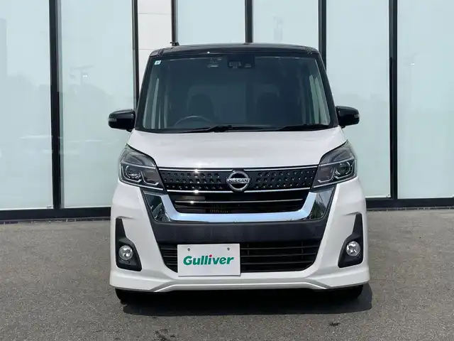 日産 デイズ ルークス ハイウェイスター Gターボ 大阪府 2017(平29)年 7.1万km アメジストブラック/シルキーホワイト 純正ナビ　/   フルセグTV/CD/DVD/Bluetooth/USB　/全方位モニター/衝突軽減ブレーキ　/両側パワースライドドア　/クルーズコントロール/ステアリングスイッチ　/アイドリングストップ　/オートマチックハイビーム/前方ドライブレコーダー/純正15インチアルミホイール　/純正フロアマット　/プッシュスタート　/スマートキー　/ＥＴＣ　/ＬＥＤ