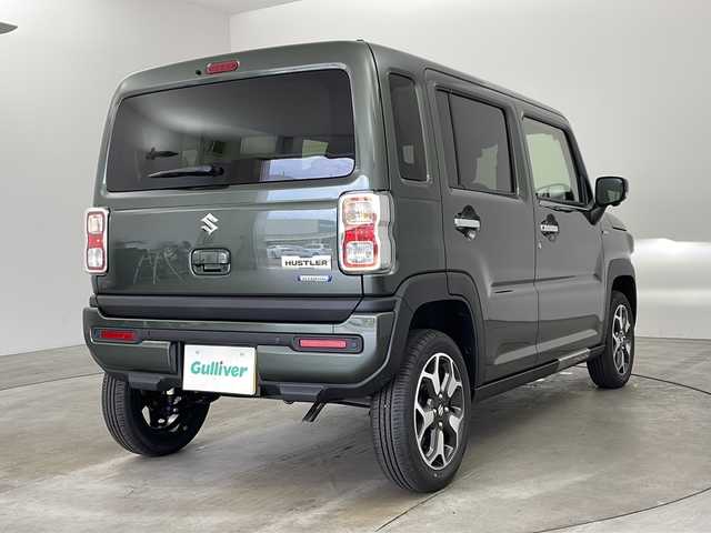 スズキ ハスラー HYBRID X 兵庫県 2025(令7)年 0.1千km クールカーキPM ・登録済未使用車/・純正ナビ/Bluetooth/CD/DVD/テレビ/Apple car play/Android Auto/・全方位カメラ/・軽量衝撃吸収ボディー　TECT/・デュアルカメラブレーキサポート/・誤発進抑制機進/・後退時ブレーキサポート/・リヤパーキングセンサー/・車線逸脱警報機能/・車線逸脱抑制機能/・ふらつき警報機能/・先行車発進お知らせ機能/・アダプティブクルーズコントロール（ACC）/・標識認識機能/・ハイビームアシスト/・エマージェンシーストップシグナル/・ヒルホールドコントロール/・LEDヘッドライト/・LEDフォグランプ/・リヤコンビネーションランプ/・アイドリングストップシステム/・前席シートヒーター/・純正15インチアルミホイール/・W＋サイドエアバッグ/・カーテンエアバッグ/・スペアキー/・取扱説明書/・保証書