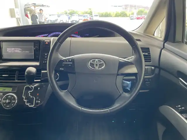 トヨタ エスティマ アエラス 愛知県 2014(平26)年 4.9万km グレイッシュブルーマイカメタリック 純正ナビ　ＳＤカードなし/両側パワースライドドア/バックカメラ/クルーズコントロール/純正アルミホイール/HIDヘッドライト/ドライブレコーダー/ワンセグ/CD DVD/Bluetooth/ステアリングスイッチ/スマートキー/プッシュスタート