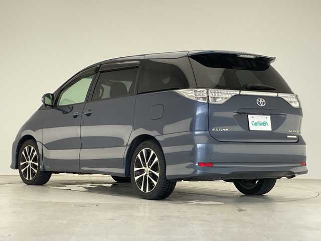 トヨタ エスティマ アエラス 愛知県 2014(平26)年 4.9万km グレイッシュブルーマイカメタリック 純正ナビ　ＳＤカードなし/両側パワースライドドア/バックカメラ/クルーズコントロール/純正アルミホイール/HIDヘッドライト/ドライブレコーダー/ワンセグ/CD DVD/Bluetooth/ステアリングスイッチ/スマートキー/プッシュスタート