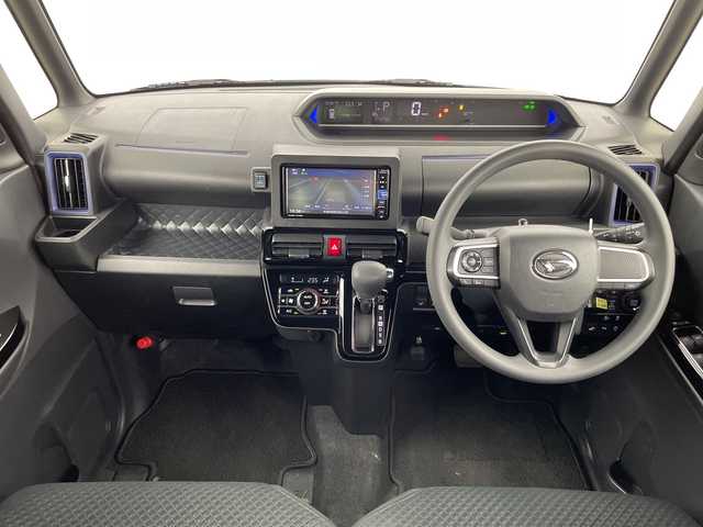 ダイハツ タント カスタム X 新潟県 2022(令4)年 3.8万km シャイニングホワイトパール ワンオーナー　/4WD/禁煙車/純正メモリナビ(AM/FM/BT/DVD)　/フルセグTV/Bluetooth接続/前席ドライブレコーダー/両側パワースライドドア　　/バックモニター　　/前席シートヒーター　/スマートアシスト/・衝突被害軽減ブレーキ/・衝突警報機能/・車線逸脱抑制機能/・ふらつき警報機能/横滑り防止機能/アイドリングストップ/前後コーナーセンサー　/スペアキー1本　/保証書/取扱説明書