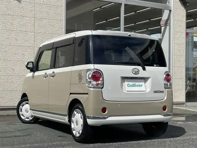 ダイハツ ムーヴ キャンバス G メイクアップ VS SAⅢ 埼玉県 2022(令4)年 2.9万km パールホワイトⅢ/ナチュラルベージュマイカメタリック 2トーン /ワンオーナー//純正メモリナビ//フルセグTV//全方位モニター//CD/DVD/Bluetooth//両側パワースライドドア//運転席シートヒーター//ETC//スマートキーx2//LEDヘッドライト//LEDフォグ//ドライブレコーダー//衝突軽減ブレーキ//車線逸脱警報//W.サイドエアバッグ//ABS//横滑り防止装置//オートライト//オートハイビーム//アイドリングストップ//プライバシーガラス//ドアバイザー//新車時保証書//取扱説明書//ナビ取説