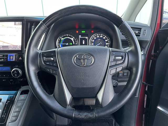 トヨタ アルファードハイブリット SR 千葉県 2018(平30)年 4.4万km ダークレッドマイカメタリック ALPINE製ナビ(EX11Z)/CD/DVD/SD/Bluetooth接続/フルセグTV/バックカメラ/サイドカメラ/ETC/両側電動スライドドア/前席パワーシート/前席シートヒーター/前席エアシート/スペアキー/取扱説明書/保証書