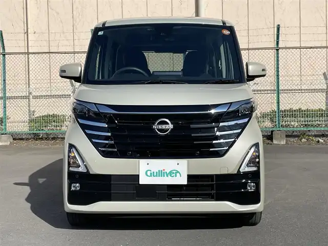 日産 ルークス HWS X プロパイロットED 東京都 2025(令7)年 0.4万km フローズンバニラパール 純正ナビ/アラウンドビューモニター/フルセグTV/プロパイロット/ドライブレコーダー/両側電動スライドドア/デジタルインナーミラー/エマージェンシーブレーキ/車線逸脱警報装置/横滑り防止装置/リアサーキュレーター/フォグライト/LEDライト/オートライト/スマートキー