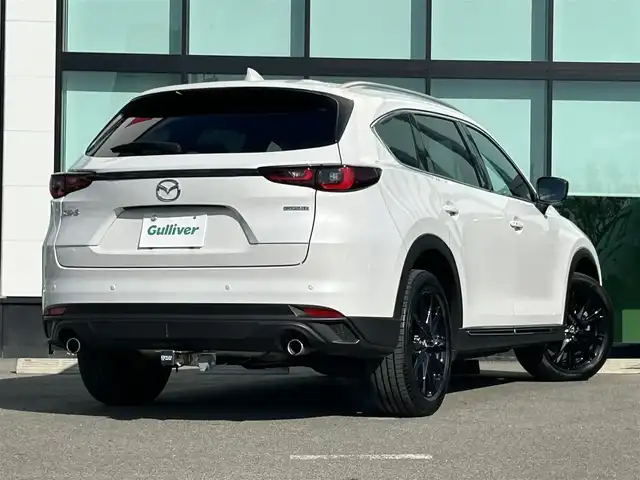 マツダ ＣＸ－８ XD ブラックトーンエディション 和歌山県 2023(令5)年 2.3万km ロジウムホワイトプレミアムメタリック BOSEプレミアムサウンド/サンルーフ/ヒッチメンバー/純正12.3型ナビ/フルセグTV/全方位モニター/衝突軽減ブレーキ/レーダークルーズコントロール/ヘッドアップディスプレイ/BSM/パワーシート/電動リアゲート/後席サンシェード/LEDヘッドライト/オートライト/オートマチックハイビーム