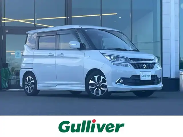 スズキ ソリオ バンディット HV MV Dカメラ ブレーキS 東京都 2018(平30)年 5.6万km ピュアホワイトP ストラーダナビ/テレビ/Bluetooth/両側パワースライドドア/デュアルカメラブレーキサポート/バックカメラ/クルーズコントロール/ETC/ステアリングスイッチ/ウィンカーミラー/フォグランプ/シートヒーター/後席右側ワンアクションパワースライドドア装着車