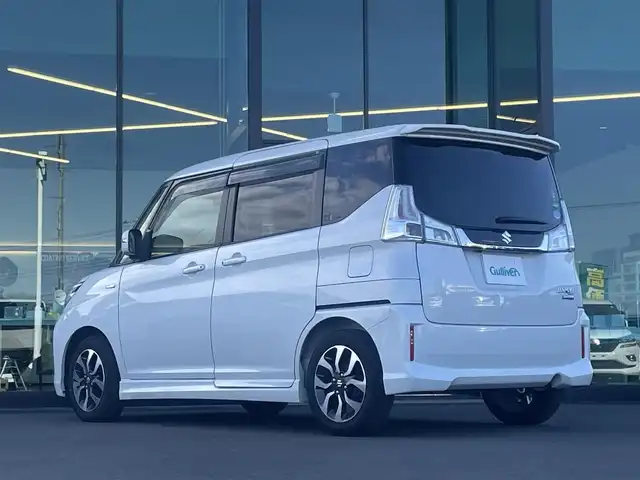 スズキ ソリオ バンディット HV MV Dカメラ ブレーキS 東京都 2018(平30)年 5.6万km ピュアホワイトP ストラーダナビ/テレビ/Bluetooth/両側パワースライドドア/デュアルカメラブレーキサポート/バックカメラ/クルーズコントロール/ETC/ステアリングスイッチ/ウィンカーミラー/フォグランプ/シートヒーター/後席右側ワンアクションパワースライドドア装着車