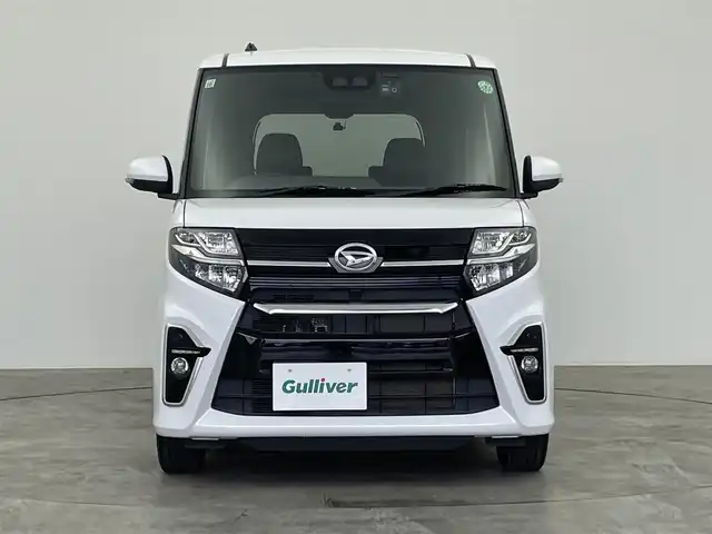 ダイハツ タント カスタム RS 群馬県 2019(令1)年 2.7万km シャイニングホワイトパール 純正９インチナビ　バックカメラ　プリクラッシュセーフティ　レーンキープアシスト　オートマチックハイビーム　両側パワースライドドア　前後ドライブレコーダー　ＥＴＣ　コーナーセンサー　純正アルミ　禁煙車