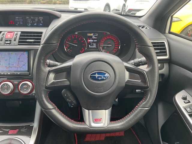 スバル ＷＲＸ ＳＴＩ STI 三重県 2016(平28)年 4.7万km クリスタルホワイトP 1オーナー/4WD/ターボ/STIフロントスポイラー/brembo製ブレーキ/235/45/R18インチENKEIアルミ/【STI純正AW積み込み】/ローダウン/フジツボマフラー/純正SDナビ/フルセグTV/【CD/DVD/SD/Bluetooth】/バックカメラ/ETC/ハーフレザーシート/オートライト/LEDヘッドライト/フロントフォグランプ/プッシュスタート/スマートキー/スペアキー/純正フロアマット