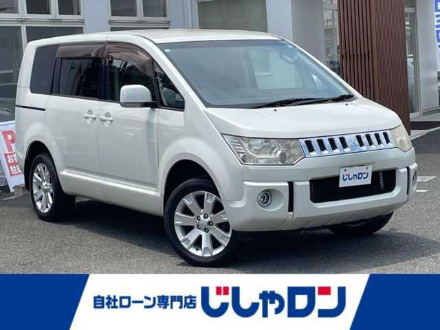 三菱 デリカＤ：５ G－Power package 埼玉県 2011(平23)年 12.7万km ウォームホワイトパール (株)IDOMが運営する【じしゃロン川越店】の自社ローン専用車両になります。/こちらは現金またはオートローンご利用時の価格です。/自社ローンご希望の方は別途その旨お申付け下さい/社外ＳＤナビ/（AM/FM/CD/DVD/BT)/バックカメラ　/ＥＴＣ　/フルセグＴＶ　/両側パワースライドドア　/パートタイム４ＷＤ　/パドルシフト　/フォグランプ　/オートライト　/クルーズコントロール　/純正フロアマット　/ウインカミラー