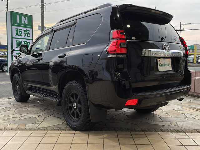 トヨタ ランドクルーザー プラド TX 静岡県 2018(平30)年 5.3万km ブラック 4WD/純正9インチSDナビ(NSZT-Y66T)/CD/DVD/BT/フルセグテレビ/バックカメラ/ETC/衝突被害軽減ブレーキ/レーンキープアシスト/クルーズコントロール/ステアリングスイッチ/スマートキー/プッシュスタート/LEDヘッドライト/オートライト/オートハイビーム/フォグランプ
