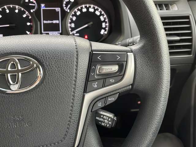 トヨタ ランドクルーザー プラド TX 静岡県 2018(平30)年 5.3万km ブラック 4WD/純正9インチSDナビ(NSZT-Y66T)/CD/DVD/BT/フルセグテレビ/バックカメラ/ETC/衝突被害軽減ブレーキ/レーンキープアシスト/クルーズコントロール/ステアリングスイッチ/スマートキー/プッシュスタート/LEDヘッドライト/オートライト/オートハイビーム/フォグランプ
