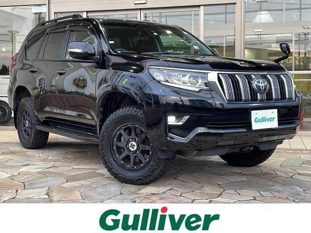 トヨタ ランドクルーザー プラド TX 福島県 2018(平30)年 5.3万km ブラック 4WD/純正9インチSDナビ(NSZT-Y66T)/CD/DVD/BT/フルセグテレビ/バックカメラ/ETC/衝突被害軽減ブレーキ/レーンキープアシスト/クルーズコントロール/ステアリングスイッチ/スマートキー/プッシュスタート/LEDヘッドライト/オートライト/オートハイビーム/フォグランプ
