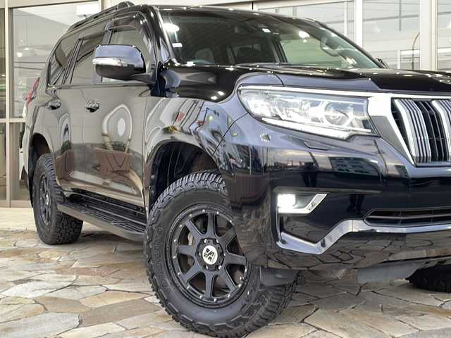 トヨタ ランドクルーザー プラド TX 福島県 2018(平30)年 5.3万km ブラック 4WD/純正9インチSDナビ(NSZT-Y66T)/CD/DVD/BT/フルセグテレビ/バックカメラ/ETC/衝突被害軽減ブレーキ/レーンキープアシスト/クルーズコントロール/ステアリングスイッチ/スマートキー/プッシュスタート/LEDヘッドライト/オートライト/オートハイビーム/フォグランプ
