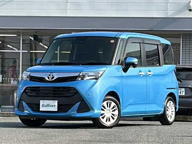 トヨタ タンク G 愛知県 2019(平31)年 0.7万km ファインブルーマイカメタリック /禁煙車//ワンオーナー//両側パワースライドドア//純正ナビ//地デジ/CD/BT/AUX/TVキャンセラー//バックカメラ//前後ドライブレコーダー//クルーズコントロール//衝突被害軽減システム//クリアランスソナー//オートライト//オートマチックハイビーム//ステアリングスイッチ//横滑り防止装置//アイドリングストップ//オートリトラウインカーミラー//リアロールサンシェード//シートリフター//純正フロアマット//純正ドアバイザー//純正ホイールキャップ//スペアスマートキー//ディーラー記録簿　H31 R2 R3 R4 R5 R6 R7//新車時保証書//取扱説明書//ナビ取扱説明書//ドラレコ取扱説明書