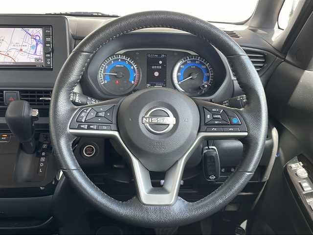 日産 ルークス HWS X プロパイロットED 長野県 2023(令5)年 3.4万km オーシャンブルーP ４WD/プロパイロット/純正メモリナビ /バックカメラ/ETC/両側パワースライドドア/純正１４インチアルミ/LDW/VDC/LEDヘッドライト/保証書