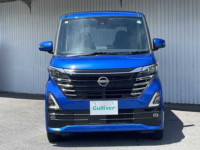 日産 ルークス HWS X プロパイロットED 長野県 2023(令5)年 3.4万km オーシャンブルーP ４WD/プロパイロット/純正メモリナビ /バックカメラ/ETC/両側パワースライドドア/純正１４インチアルミ/LDW/VDC/LEDヘッドライト/保証書