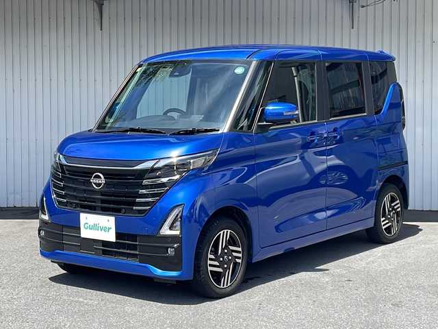 日産 ルークス HWS X プロパイロットED 長野県 2023(令5)年 3.4万km オーシャンブルーP ４WD/プロパイロット/純正メモリナビ /バックカメラ/ETC/両側パワースライドドア/純正１４インチアルミ/LDW/VDC/LEDヘッドライト/保証書