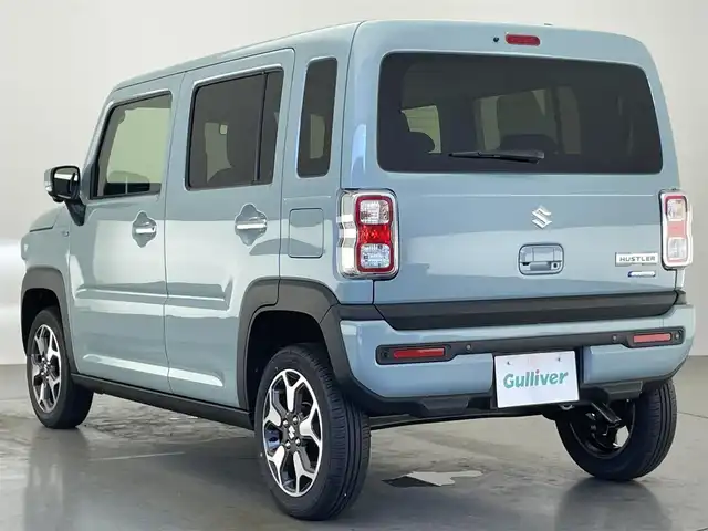スズキ ハスラー HYBRID X 愛知県 2025(令7)年 0.1千km オフブルーM 登録済未使用車　メーカー９型ＤＡナビ　全方位カメラ　スズキセーフティサポート　ＬＥＤヘッドライト　フルセグＴＶ　Ｂｌｕｅｔｏｏｔｈ　シートヒーター　追従クルコン　カープレイ対応　ｎａｎｏｅＸ　衝突軽減/登録済未使用車/メーカー9型ナビ/全方位カメラ/スズキセーフティサポート/LEDヘッドライト/スマートキー/フルセグTV/Bluetooth/シートヒーター/コーナーセンサー/AndroidAuto/AppleCarplay