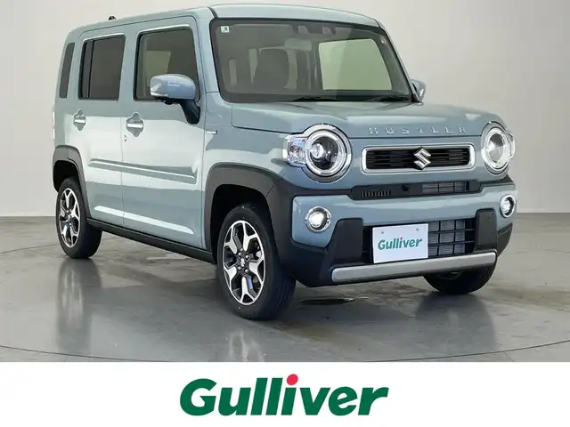 スズキ ハスラー HYBRID X 愛知県 2025(令7)年 0.1千km オフブルーM 登録済未使用車　メーカー９型ＤＡナビ　全方位カメラ　スズキセーフティサポート　ＬＥＤヘッドライト　フルセグＴＶ　Ｂｌｕｅｔｏｏｔｈ　シートヒーター　追従クルコン　カープレイ対応　ｎａｎｏｅＸ　衝突軽減/登録済未使用車/メーカー9型ナビ/全方位カメラ/スズキセーフティサポート/LEDヘッドライト/スマートキー/フルセグTV/Bluetooth/シートヒーター/コーナーセンサー/AndroidAuto/AppleCarplay