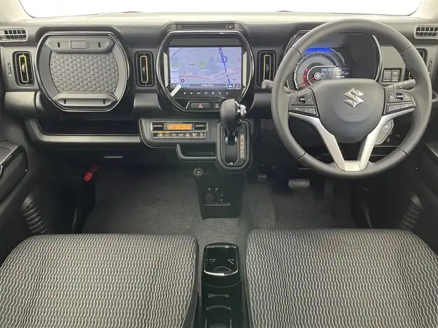 スズキ ハスラー HYBRID X 愛知県 2025(令7)年 0.1千km オフブルーM 登録済未使用車　メーカー９型ＤＡナビ　全方位カメラ　スズキセーフティサポート　ＬＥＤヘッドライト　フルセグＴＶ　Ｂｌｕｅｔｏｏｔｈ　シートヒーター　追従クルコン　カープレイ対応　ｎａｎｏｅＸ　衝突軽減/登録済未使用車/メーカー9型ナビ/全方位カメラ/スズキセーフティサポート/LEDヘッドライト/スマートキー/フルセグTV/Bluetooth/シートヒーター/コーナーセンサー/AndroidAuto/AppleCarplay