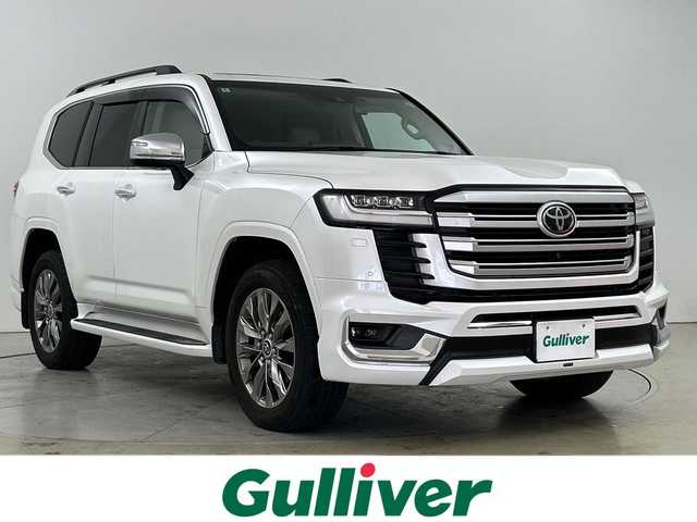 トヨタ ランドクルーザー ZX 道央・札幌 2022(令4)年 1.1万km プレシャスホワイトパール ・4WD/寒冷地仕様/ディーゼルターボ/・ムーンルーフ　/ モデリスタエアロ/・純正12.3インチディスプレイオーディオ/・ナビ  フルセグTV/BT/DVD/CD/・パノラミックビューモニター/・JBLプレミアムサウンド/リアエンターテイメント/・トヨタセーフティセンス/・レーダークルーズコントロール/・ベージュレザーシート/・シートヒーター/ベンチレーション/・運転席/助手席パワーシート/・パワーバックドア /・３眼LEDヘッドライト/オートハイビーム/・ビルトインETC2.0/・前後ドライブレコーダー