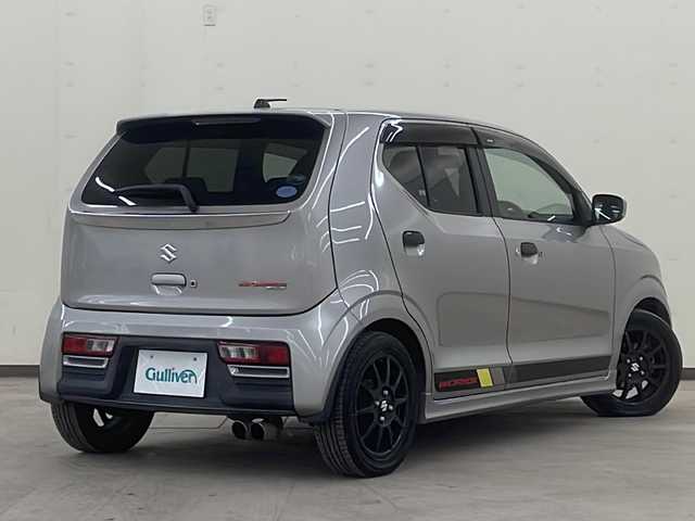 スズキ アルト ワークス 道央・札幌 2015(平27)年 4.8万km スチールシルバーM /4WD//5MT//社外オーディオ//電動格納ミラー//BLITZ フロントタワーバー//G-monsterインタークーラーカバー//フジツボ マフラー//革調シートカバー//社外AW冬タイヤ積み込み