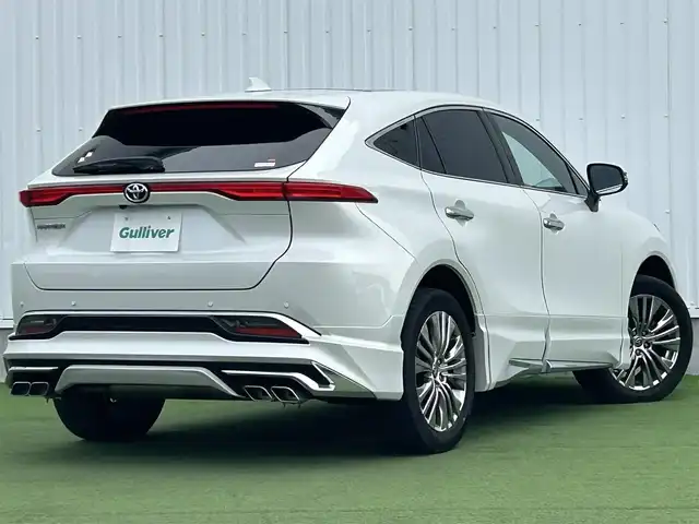 トヨタ ハリアー Z レザーパッケージ 香川県 2023(令5)年 2.4万km プラチナホワイトパールマイカ トヨタセーフティーセンス/・パノラミックビューモニター/・プリクラッシュセーフティ/・レーントレーシングアシスト/・全車速追従機能付レーダークルーズコントロール/・ブラインドスポットモニター/・パーキングサポートブレーキ/・ITSコネクト/12.3インチディスプレイオーディオ/→FM/AM/Bluetooth/フルセグTV/アラウンドビューモニター/調光パノラマルーフ/JBLサウンド/フルモデリスタエアロ/パワーバックドア/本革シート/シートヒータ/エアーシート/ステアリングヒーター/メモリーシート/オートホールド/ETC2.0/パワーウィンドウ/オートエアコン/スマートキー/プッシュスタート