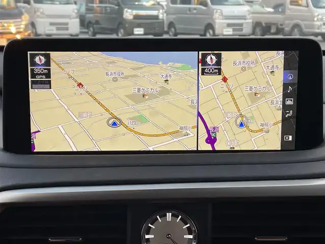 レクサス ＲＸ 300 バージョンL 滋賀県 2020(令2)年 9.8万km ソニッククォーツ ワンオーナー/純正メーカーナビ/　【AM・FM/CD/BT/SD/USB/AUX/フルセグTV】/サンルーフ/全方位モニター/パワーバックドア/ステアリングヒーター/ブラインドスポットモニター/コーナーセンサー/茶革シート/シートヒーター/シートベンチレーション/メモリーシート/パワーシート/プリクラッシュセーフティ/レーントレーシングアシスト/オートマチックハイビーム/レーダークルーズコントロール/ビルトインETC2.0/ドライブレコーダー/ウッド調革巻きステアリング/ステアリングスイッチ/パドルシフト/アイドリングストップ/電動サイドブレーキ/オートホールド/横滑り防止システム/純正フロアマット/電格ウインカーミラー/プッシュスタート