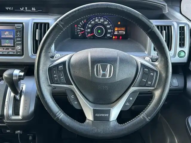 ホンダ ステップワゴン スパーダ Z インターナビセレ 長崎県 2013(平25)年 12.1万km プレミアムスパークルブラックパール ワンオーナー/純正ナビ/クルコン/パドルシフト/アイドリングストップ/ＥＴＣ/両側パワスラ/純正フロアマット/純正アルミホイール/ＨＩＤヘッドライト/バックカメラ