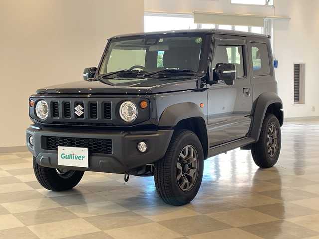 スズキ ジムニー シエラ JC 福井県 2021(令3)年 0.8万km ブルーイッシュブラックパール3 ４WD/ワンオーナー/純正8インチメモリーナビ/フルセグTV/BT/DVD/CD/USB/AM/FM/バックカメラ/セーフティサポート/・デュアルセンサーブレーキサポート/・クルーズコントロール/・車線逸脱抑制機能/・標識認識機能/ヒルディセントコントロール/ETC/オートライト/LEDヘッドライト/純正15インチアルミホイール/ヘッドライトウォッシャー/盗難防止装置/プッシュスタート/スマートキー×2/純正フロアマット/背面タイヤ/ステアリングスイッチ