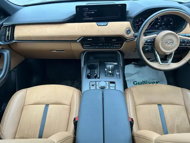 マツダ ＣＸ－６０ XD HV プレミアムスポーツ 岡山県 2023(令5)年 1.5万km プラチナクォーツメタリック 4WDHVターボ/パノラマルーフ/純正12.3インチナビ/フルセグTV/AUX/USB/AppleCarPlay/AndroidAuto/BOSEサウンドシステム/スタッドレスタイヤ/バックカメラ/360°カメラ/レーダークルーズコントロール/クルージングトラフィックサポート/スマートブレーキサポート/レーンキープアシスト/ブラインドスポットモニター/アクティブドライビングディスプレイ/リバース機能付きドアミラー/社外20インチアルミホイール/ナッパ本革コンビシート/パワーシート/シートヒーター/ベンチレーション/スマートキー/ETC/ドライブレコーダー/禁煙車