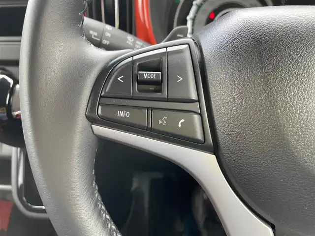 スズキ ハスラー HYBRID X ターボ 石川県 2020(令2)年 1.6万km バーミリオンオレンジ/ガンメタリック2トーン ターボ/社外オーディオ/LEDヘッドライト/コーナーセンサー/レーダークルーズ/衝突軽減ブレーキ/純正アルミホール/スマートキー/プッシュスタート/電動ミラー/シートヒーター/保証書