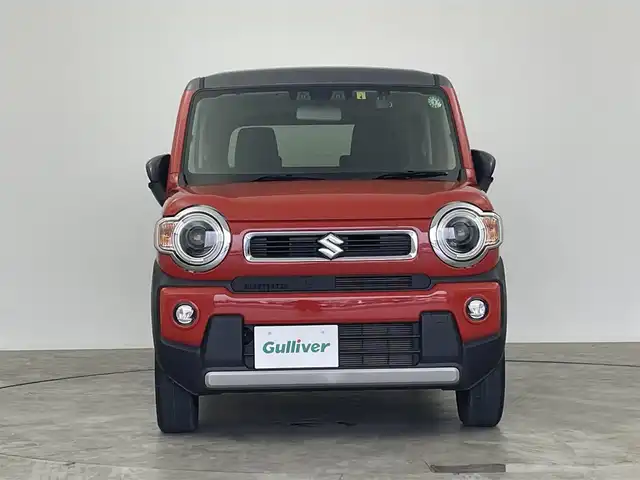 スズキ ハスラー HYBRID X 群馬県 2020(令2)年 3.7万km バーミリオンオレンジ/ガンメタリック2トーン ７型ナビ　Ｂカメラ　衝突軽減　コーナーセンサー　車線逸脱警報　フルセグ　Ｂｌｕｅｔｏｏｔｈ　ＬＥＤ　オートハイビーム　ドラレコ　ＥＴＣ　シートヒーター　純正１５ＡＷ　スペアキー　スマートキー　禁煙車