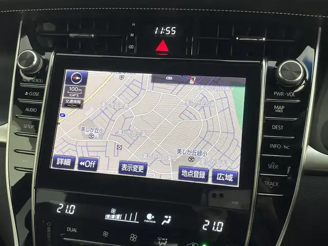 トヨタ ハリアー プレミアム 道央・札幌 2017(平29)年 6.1万km スパークリングブラックパールクリスタルシャイン ・ワンオーナー/・４WD/・純正ナビ/　BT／CD／DVD／USB／SD／AUX／フルセグ/・純正ビルトインETC2.0/・純正前方ドライブレコーダー/・バックモニター/・前後コーナーセンサー/・レーダークルーズコントロール/・レーンキープアシスト/・衝突軽減ブレーキ/・横滑り防止/・電動リアゲート/・運転席パワーシート/・レザーシートカバー/・LEDヘッドライト/・フォグライト/・オートライト/・オートマチックハイビーム/・プッシュスタート/・スマートキー×2/・純正18インチAW/・純正フロアマット/・取扱説明書