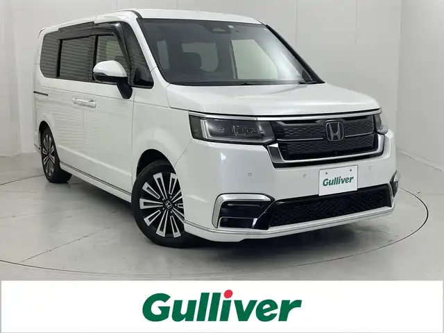 ホンダ ステップワゴン スパーダ プレミアムライン 茨城県 2022(令4)年 1.3万km プラチナホワイトパール 純正11.4型ナビ/全周囲カメラ/フルセグ/純正10.1型フリップダウンモニター/衝突被害軽減ブレーキ/車線逸脱抑制装置/レーダークルーズコントロール/オートマチックハイビーム/クリアランスソナー/BSI/パワーバックドア/両側電動スライドドア/ETC/ドラレコ/シートヒーター/純正17インチAW/LEDヘッドライト/スマートキー