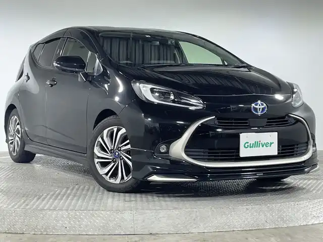 トヨタ アクア Z 神奈川県 2022(令4)年 1.8万km ブラックマイカ 純正10.5インチディスプレイオーディオ/ナビキット/フルセグTV/全方位カメラ/社外前後ドライブレコーダー/ビルトインETC2.0/レーダークルーズコントロール/LEDオートライト/モデリスタ16インチアルミホイール/モデリスタエアロ/D席パワーシート /ハーフレザーシート/前席シートヒーター/ステアリングヒーター/トヨタセーフティセンス/・レーントレーシングアシスト/・プリクラッシュセーフティ/・ブラインドスポットモニター/・クリアランスソナー/・リヤクロストラフィックアラート/・パーキングサポートブレーキ/・ロードサインアシスト/・先行車発進告知/BSM/PKSB/オートハイビーム/前後コーナーセンサー/ドアバイザー/フロントフォグ