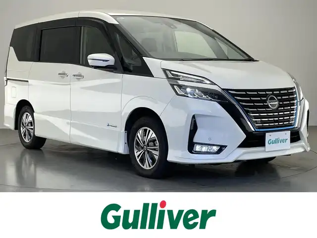 日産 セレナ e－パワー ハイウェイスター V 愛知県 2019(令1)年 4.1万km ブリリアントホワイトパール 純正10インチナビ/フルセグTV/ブルーレイ再生機能/DVD/フリップダウンモニター/アラウンドビューモニター/ブラインドスポットモニター/プロパイロット/クルーズコントロール/両側パワースライドドア/電動パーキング/LEDオートライト/フォグランプ/ETC/ドライブレコーダー/衝突被害軽減ブレーキ/カーテンエアバッグ/コーナーセンサー/純正アルミホイール/純正フロアマット/禁煙車