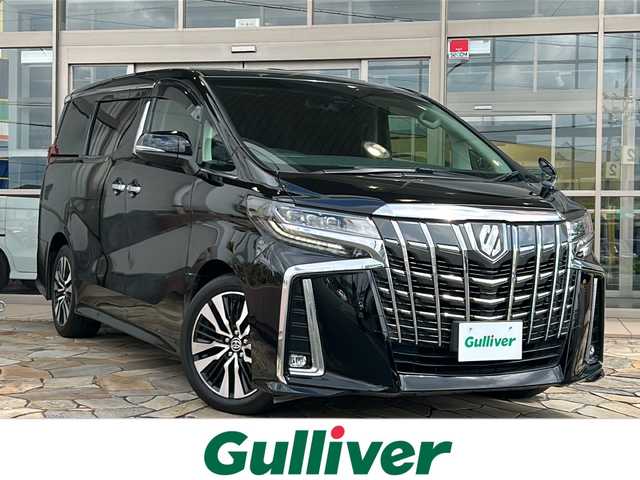 トヨタ アルファード S Cパッケージ 静岡県 2021(令3)年 2.6万km ブラック 純正ナビ/・FM/AM/・CD/DVD/・USB/・Bluetooth/・Miracast/・フルセグTV/主要装備/・フリップダウンモニター/・ブラックレザー/・ツインサンルーフ/・パワーバックドア/・ステアリングヒーター/・ビルトインＥＴＣ/・プリクラッシュセーフティ/・運転席+助手席シートヒーター/・運転席+助手席ベンチレーション/・運転席+助手席パワーシート/・オートハイビーム/・MTモード付AT/・ビルトインETC2.0/・AC100V100W電源