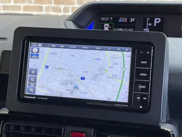 ダイハツ タント カスタム RS 岩手県 2023(令5)年 1.5万km シャイニングホワイトパール ４WD/ターボ/両側パワースライドドア/スマートアシスト/衝突回避支援ブレーキ/車線逸脱警報/ブレーキ制御付き誤発進抑制機能/標識認識機能/先行車発信お知らせ機能/コーナーセンサー/オートハイビーム/横滑り防止装置/アイドリングストップ/シートヒーター/リヤサンシェード/ストラーダナビ/フルセグTV/ステアリングスイッチ/バックカメラ/LEDヘッドライト/LEDフォグライト/エンジンスターター/純正１５インチアルミホイール