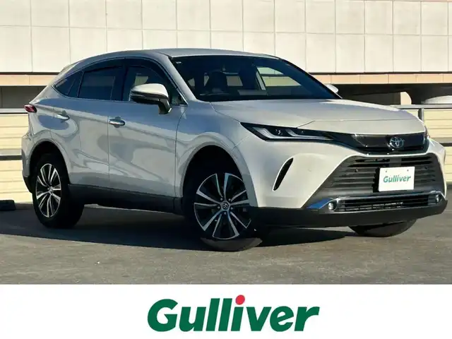 トヨタ ハリアー G レザーパッケージ 静岡県 2021(令3)年 3.7万km ホワイトパールクリスタルシャイン トヨタセーフティセンス/・プリクラッシュセーフティ/・レーントレーシングアシスト/・レーダークルーズコントロール/・アダプティブハイビームアシスト/・パーキングブレーキ/純正ディスプレイオーディオ/デジタルインナーミラー/ビルトインＥＴＣ/雨滴感応フロントバイパー/パワーメモリーシート/シートヒーター/シートクーラー/パワーバックドア/バックカメラ/LEDオートヘッドライト/デュアルエアコン/純正18AW