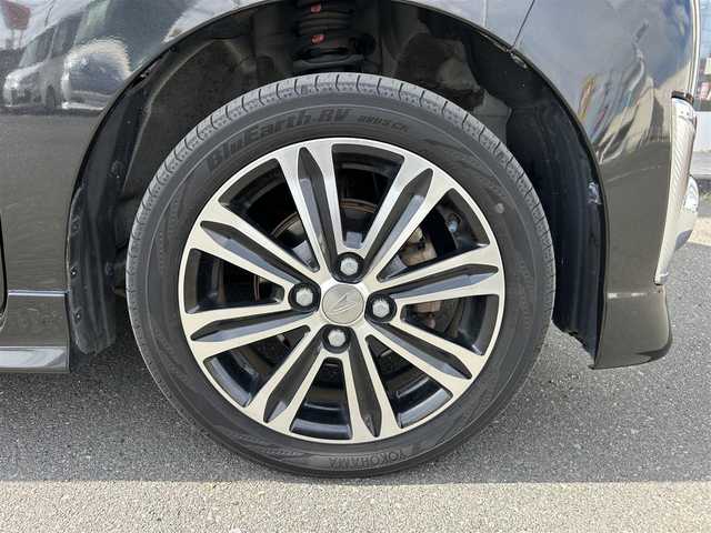 ダイハツ タント カスタム RS トップED SA 静岡県 2014(平26)年 12万km ブラックマイカメタリック 社外7インチナビ/（FDM/AM/DVD/CD/SD）/ETC/ドライブレコーダー/オートライト/バックカメラ/プッシュスタート/スマートキー/横滑り防止システム/衝突軽減システム/革巻きハンドル/純正１５AW/両側パワースライドドア