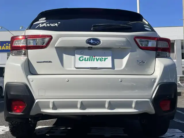 スバル インプレッサ ＸＶ 2．0i－S アイサイト 長崎県 2019(平31)年 3.6万km クリスタルホワイトP 純正SDナビDIATONESOUND/（フルセグ、AM、FM、BTオーディオ、CD）/バックカメラ/サイドカメラ/ステアリングスイッチ/MT付きAT/パドルシフト/DN席パワーシート/LDA/アイサイト/RAB/BSM/SRH/追従クルーズコントロール/電子サイドブレーキ/アイドリングストップ/オートライト/ETC/純正フロアマット/ドアバイザー/LED　Liner/ブロックタイヤ　GEOLANDAR X-AT/社外AW　AZsports/取扱説明書/保証書